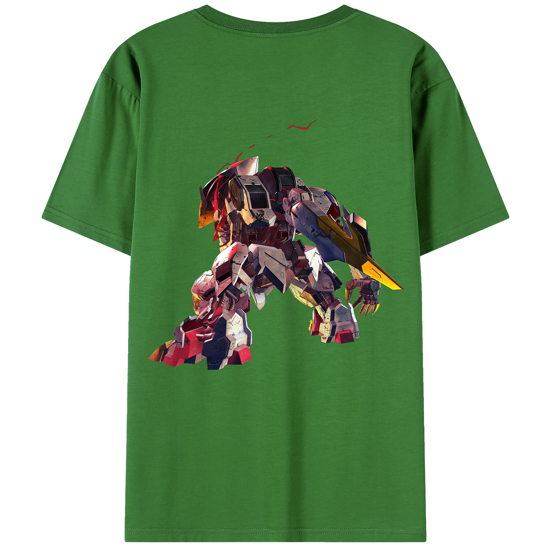 （画像用） 機動戦士ガンダム Mobile Suit Gundam レディース半袖Tシャツ(バックプリント)